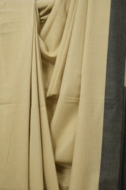 Beige Bengal Cotton Saree - SRBBCS143