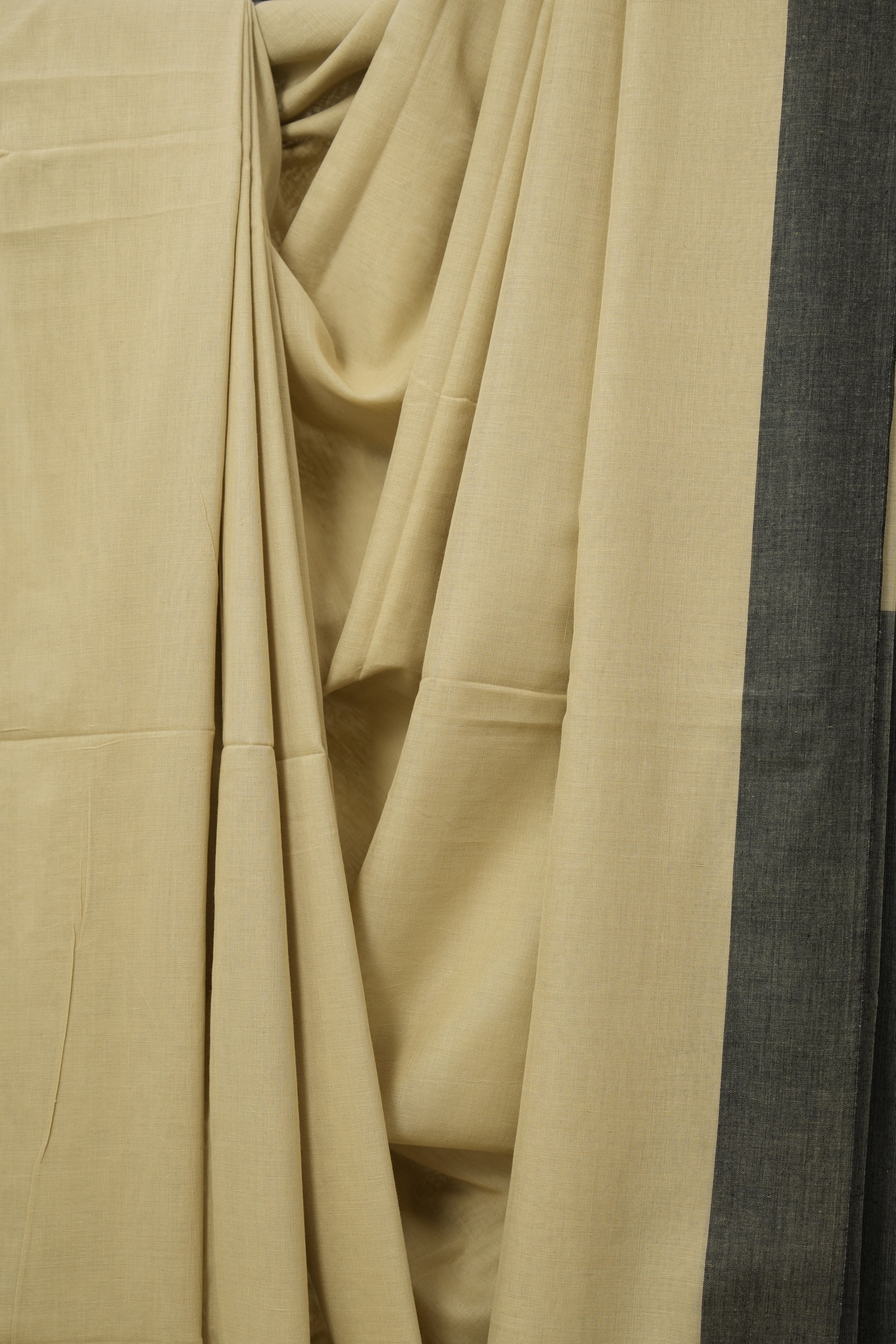 Beige Bengal Cotton Saree - SRBBCS143