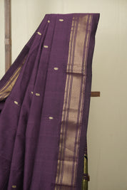Purple Cotton Paithani Saree - SRPCPS807