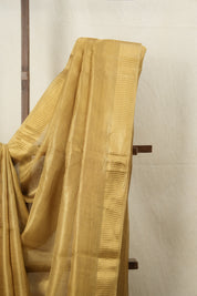 Golden Tissue Tussar Silk Saree - SRGTTSS522