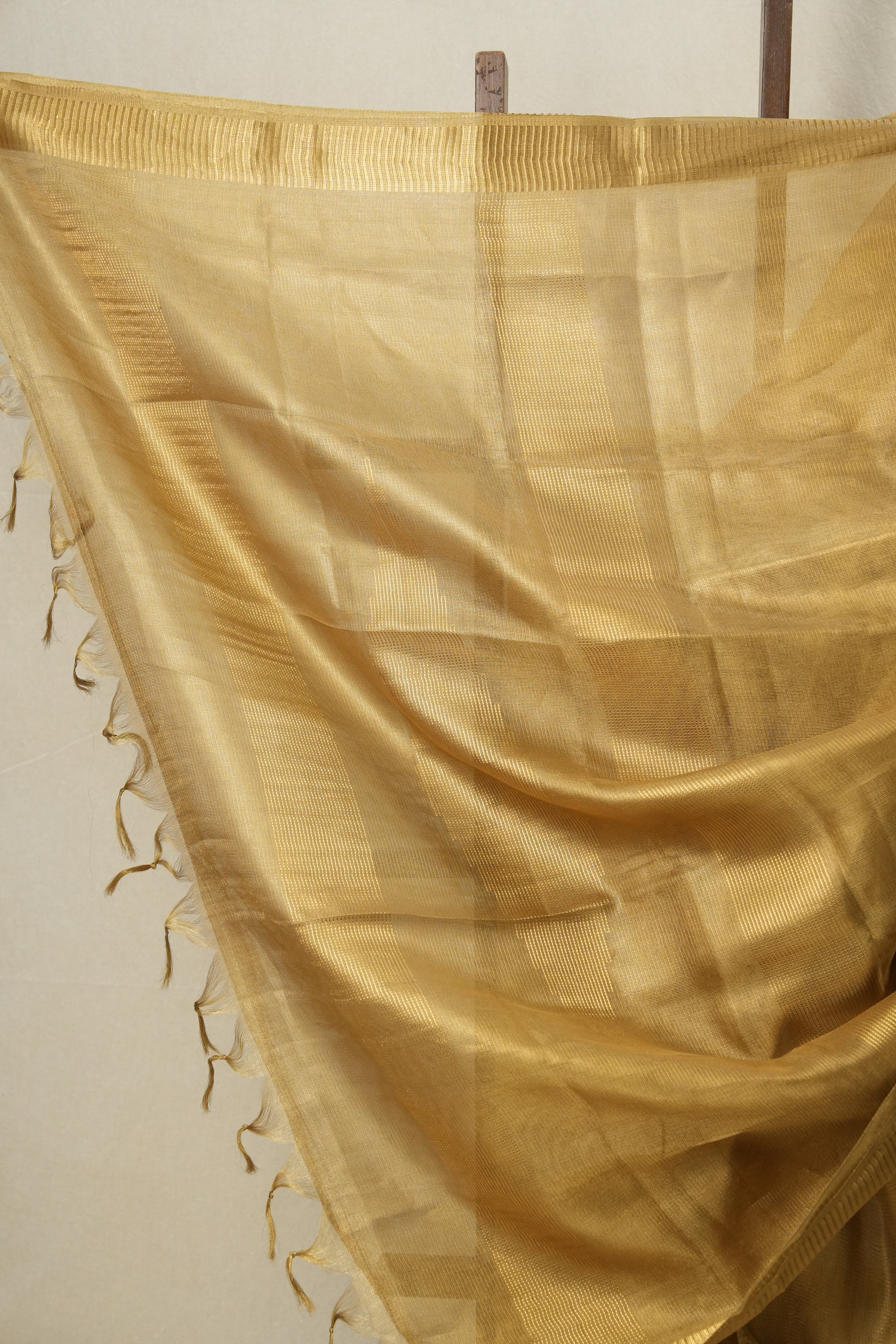 Golden Tissue Tussar Silk Saree - SRGTTSS522