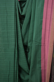Green Cotton Ilkal Saree  - SRGCIS671