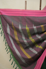 Green Cotton Ilkal Saree  - SRGCIS671