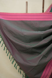 Green Cotton Ilkal Saree  - SRGCIS671