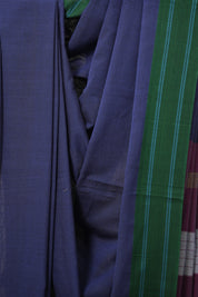 Blue Cotton Ilkal Saree  - SRBCIS668