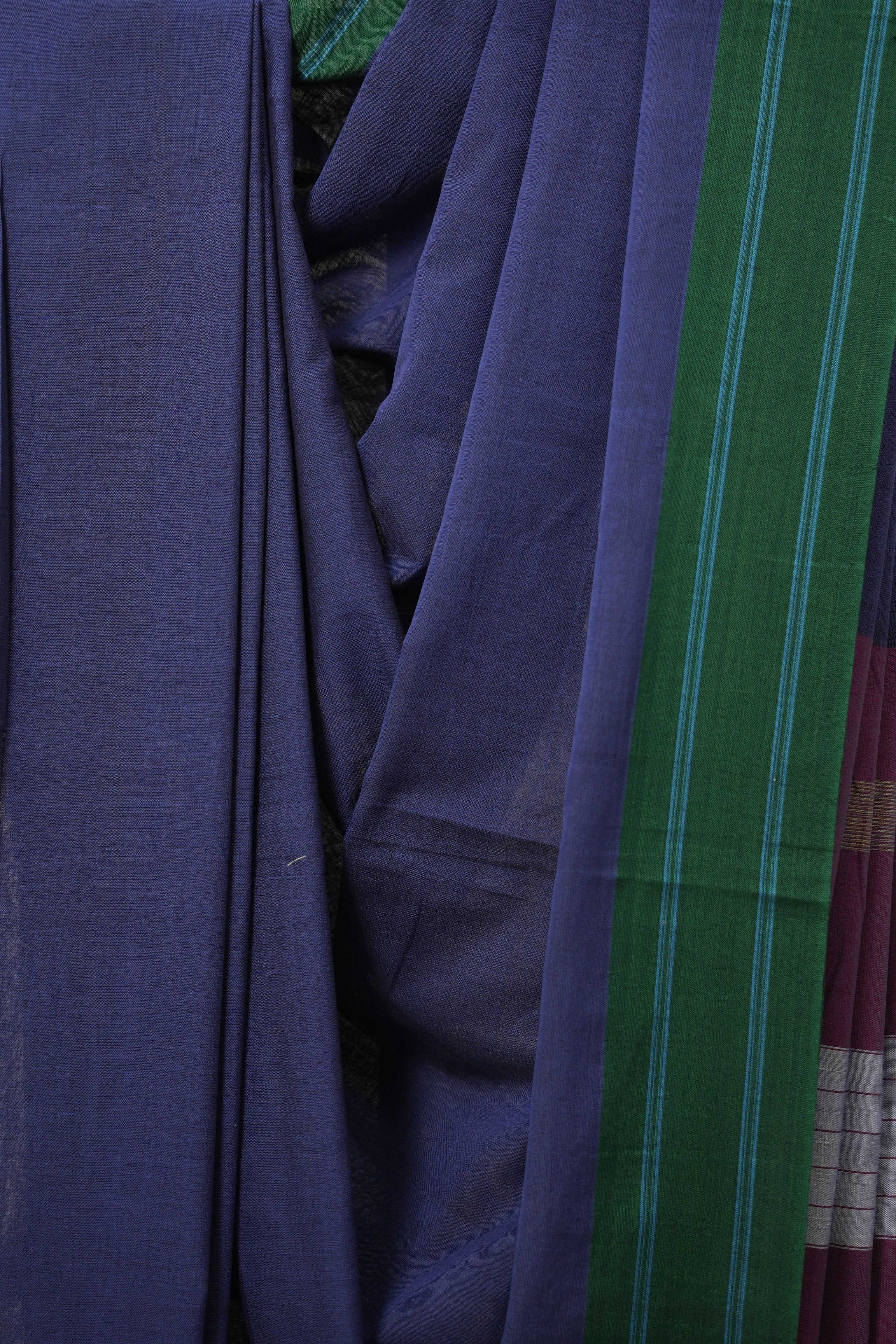 Blue Cotton Ilkal Saree  - SRBCIS668