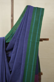 Blue Cotton Ilkal Saree  - SRBCIS668