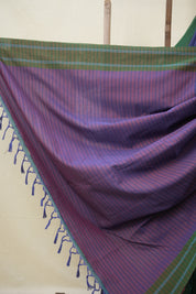 Blue Cotton Ilkal Saree  - SRBCIS668