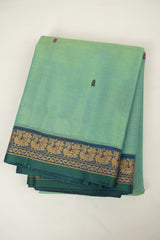 Green kanchi Cotton Saree - SRGKCS1434