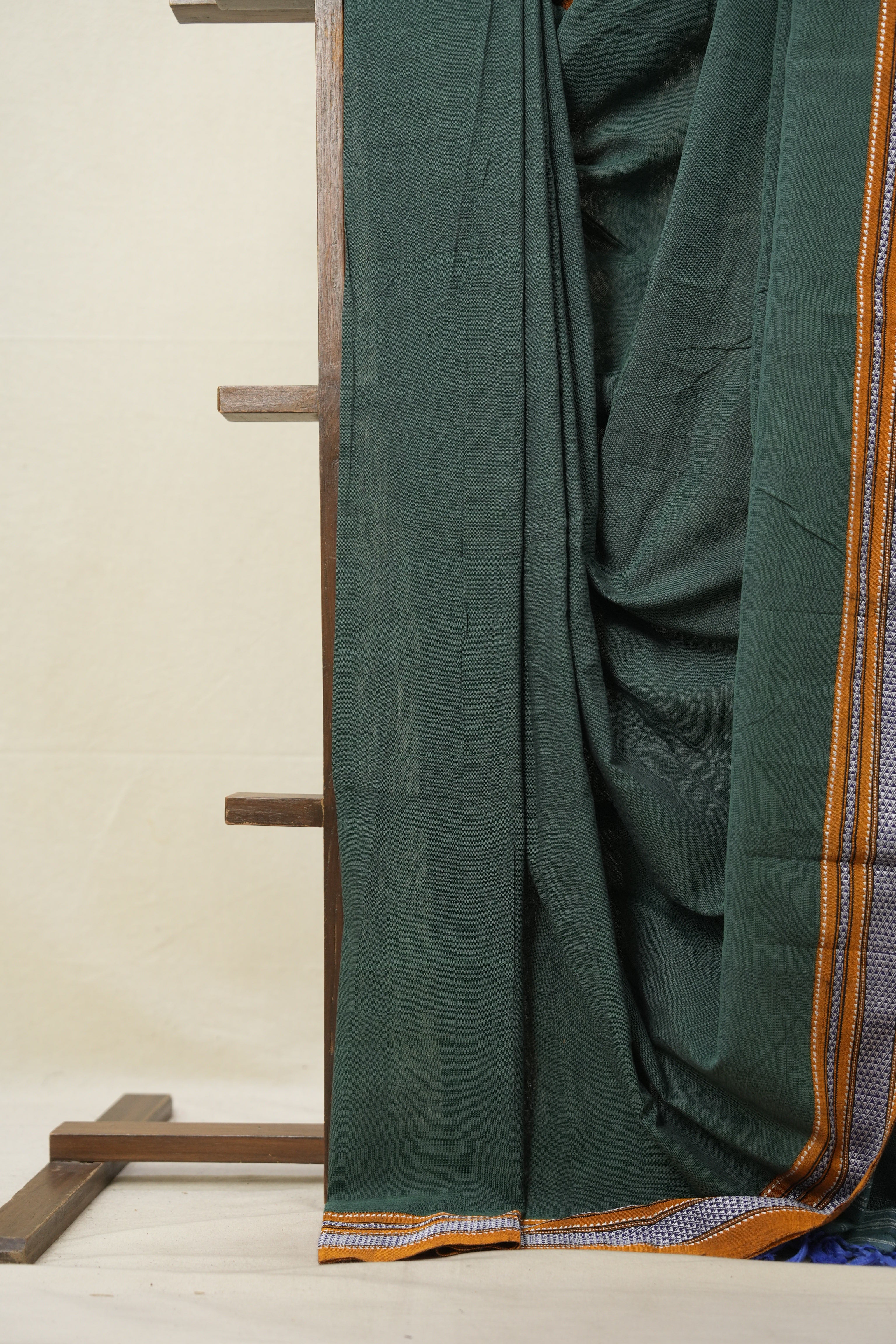 Green Cotton Ilkal Saree  - SRGCIS664