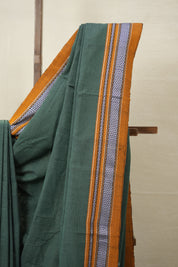 Green Cotton Ilkal Saree  - SRGCIS664