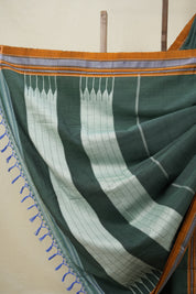 Green Cotton Ilkal Saree  - SRGCIS664