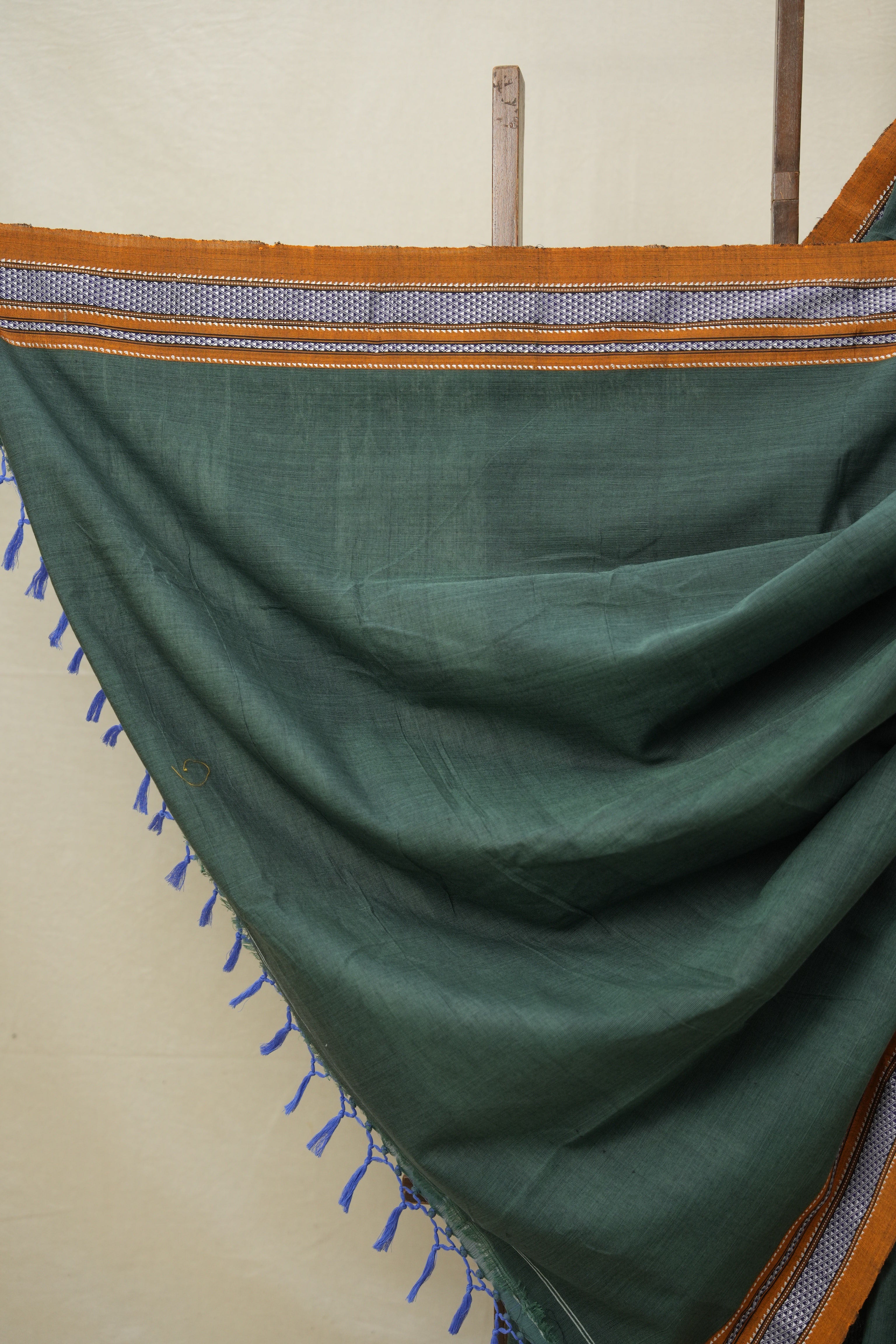 Green Cotton Ilkal Saree  - SRGCIS664
