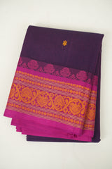 Purple kanchi Cotton Saree - SRPKCS1448
