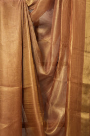 Purple-Gold Tissue Tussar Silk Saree - SRPGTTSS534