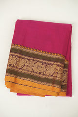 Pink Kanchi Cotton Saree - SRPKCS1482