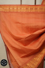 Peach Gadwal Cotton Silk Saree - SRPGCSS148