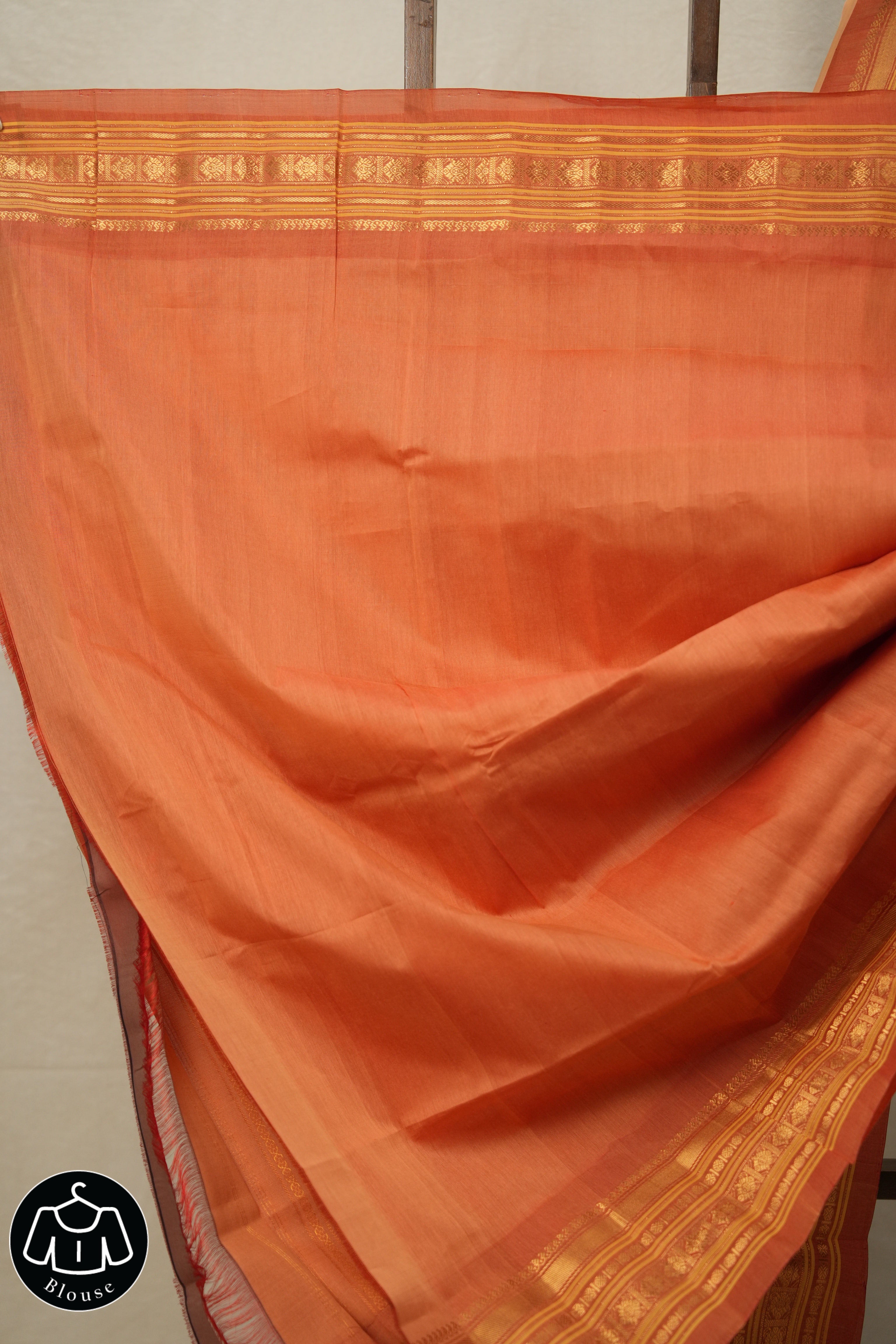 Peach Gadwal Cotton Silk Saree - SRPGCSS148