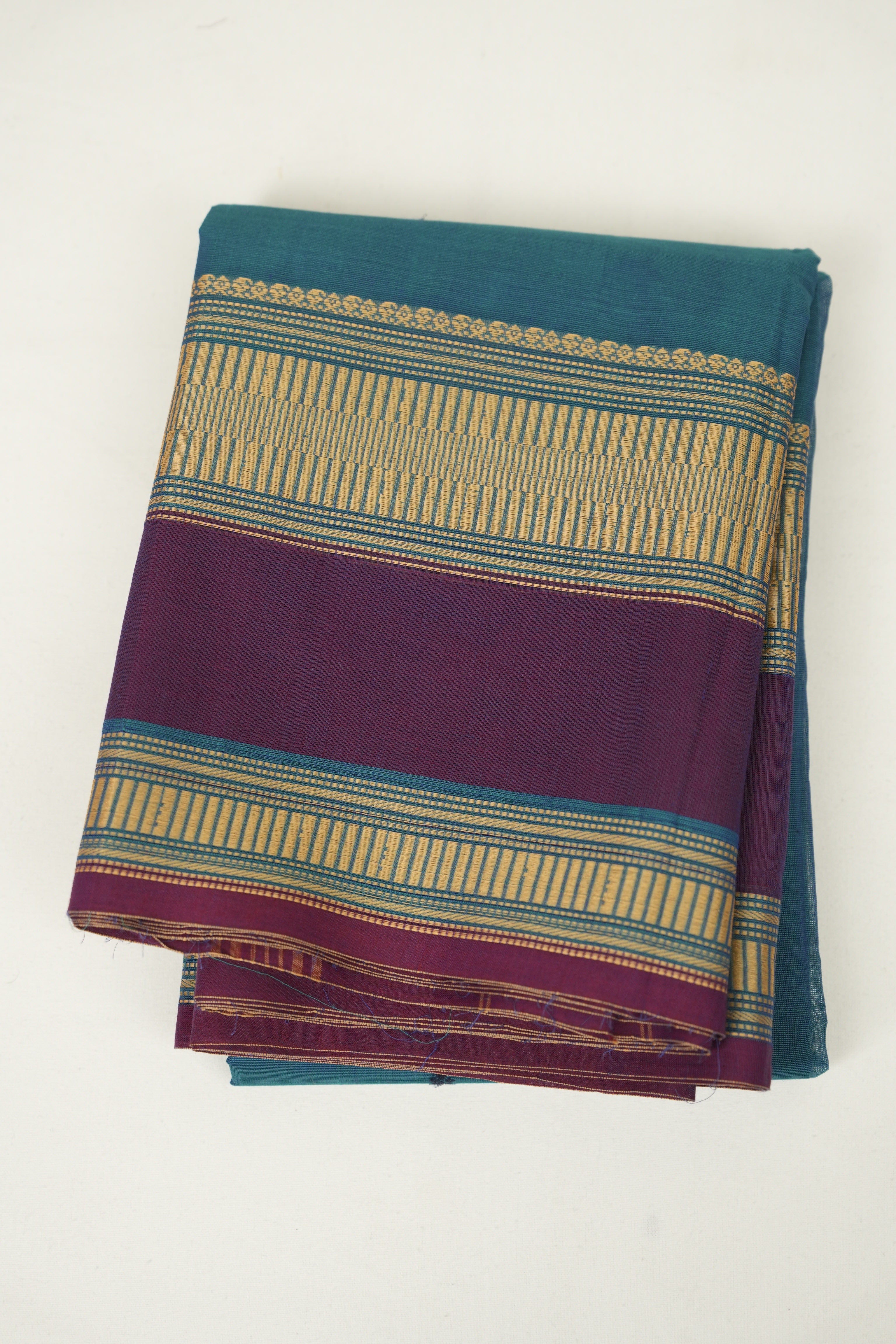 Blue kanchi Cotton Saree - SRBKCS1440
