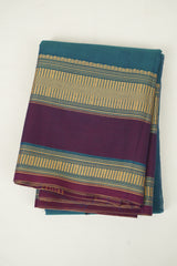 Blue kanchi Cotton Saree - SRBKCS1440