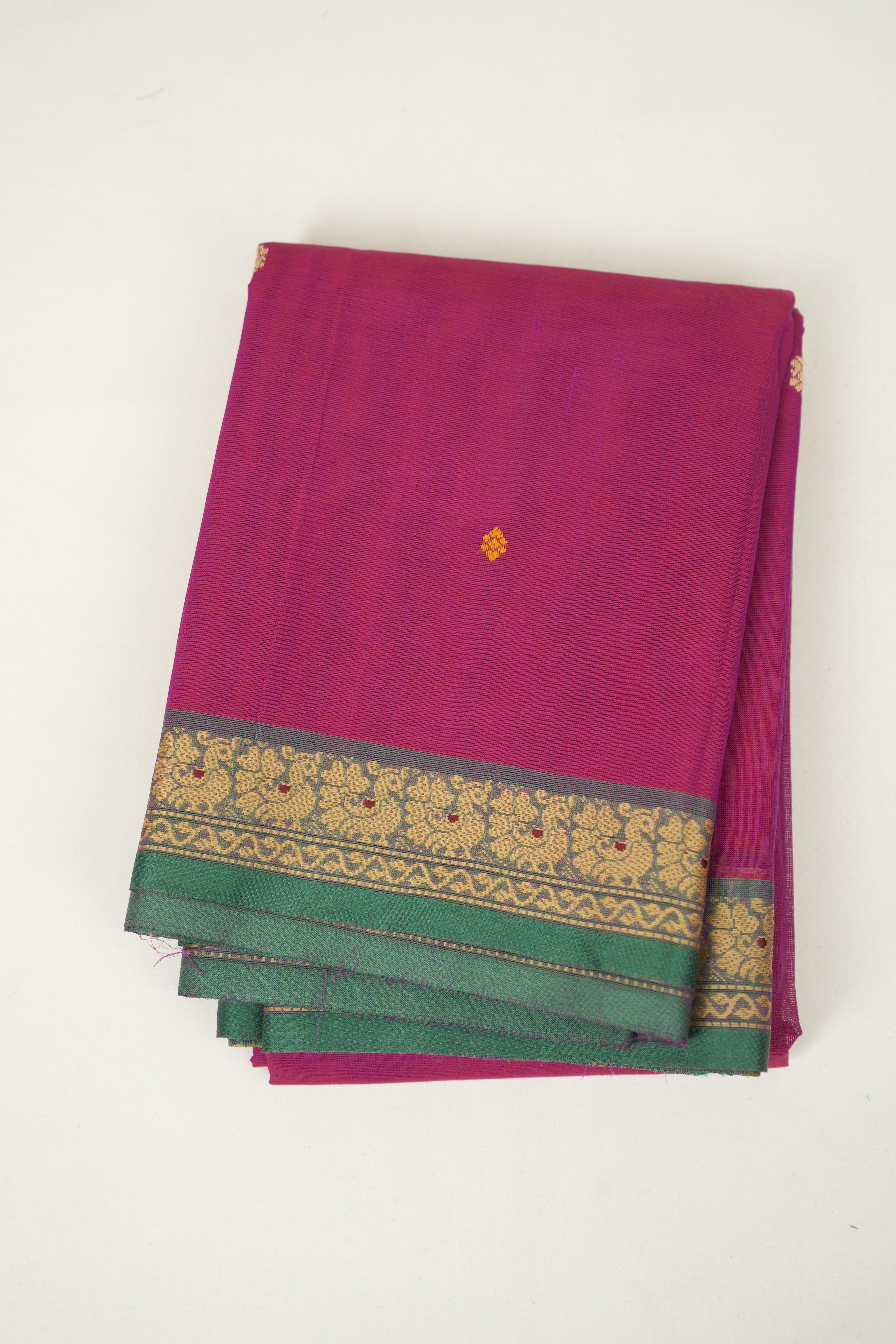 Pink Kanchi Cotton Saree - SRPKCS1397