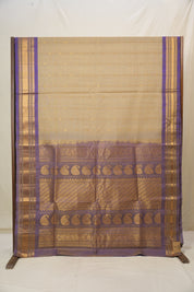 Sand Beige Gadwal Cotton Silk Saree - SRSBGCSS191