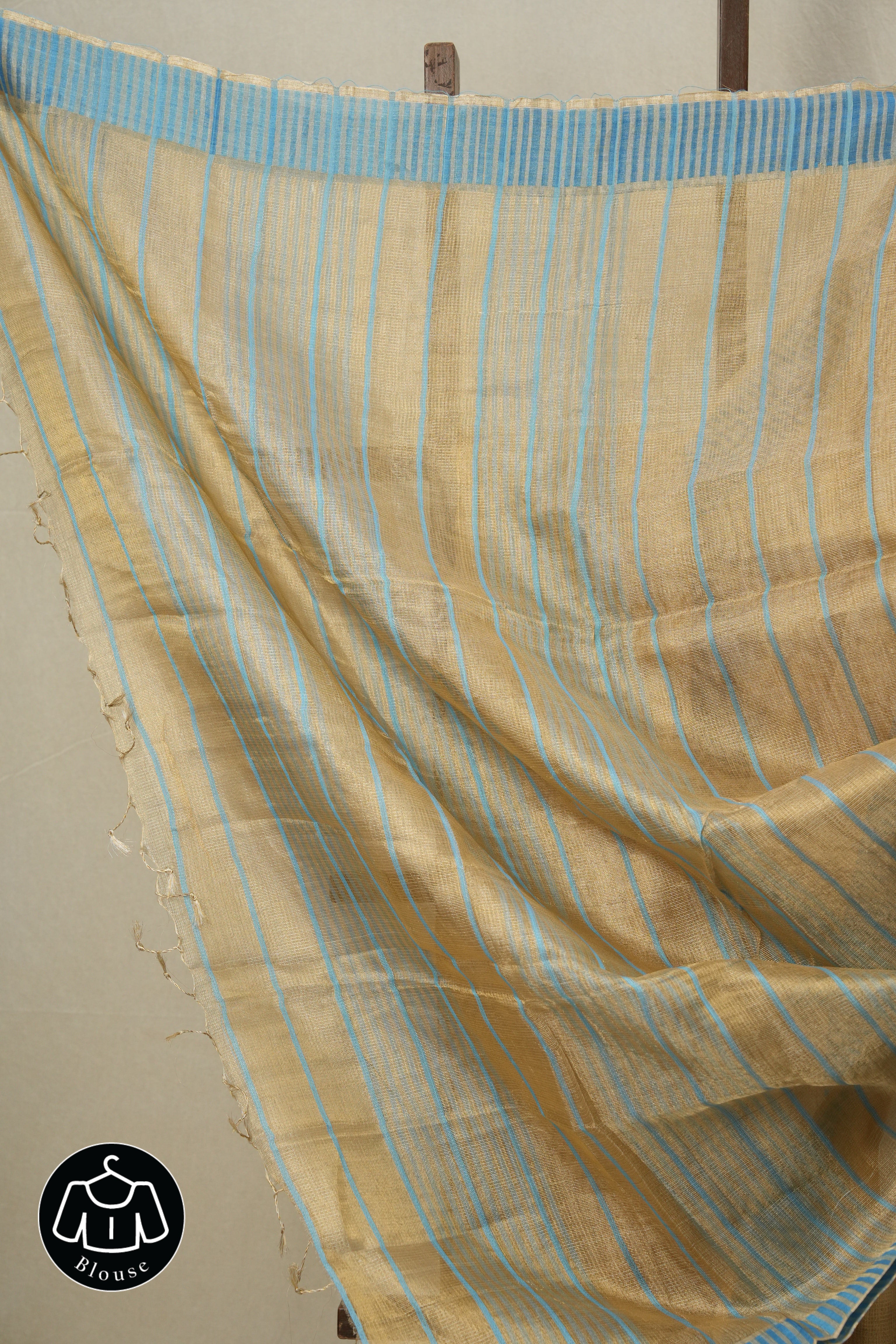 Golden Tissue Tussar Silk Saree - SRGTTSS528