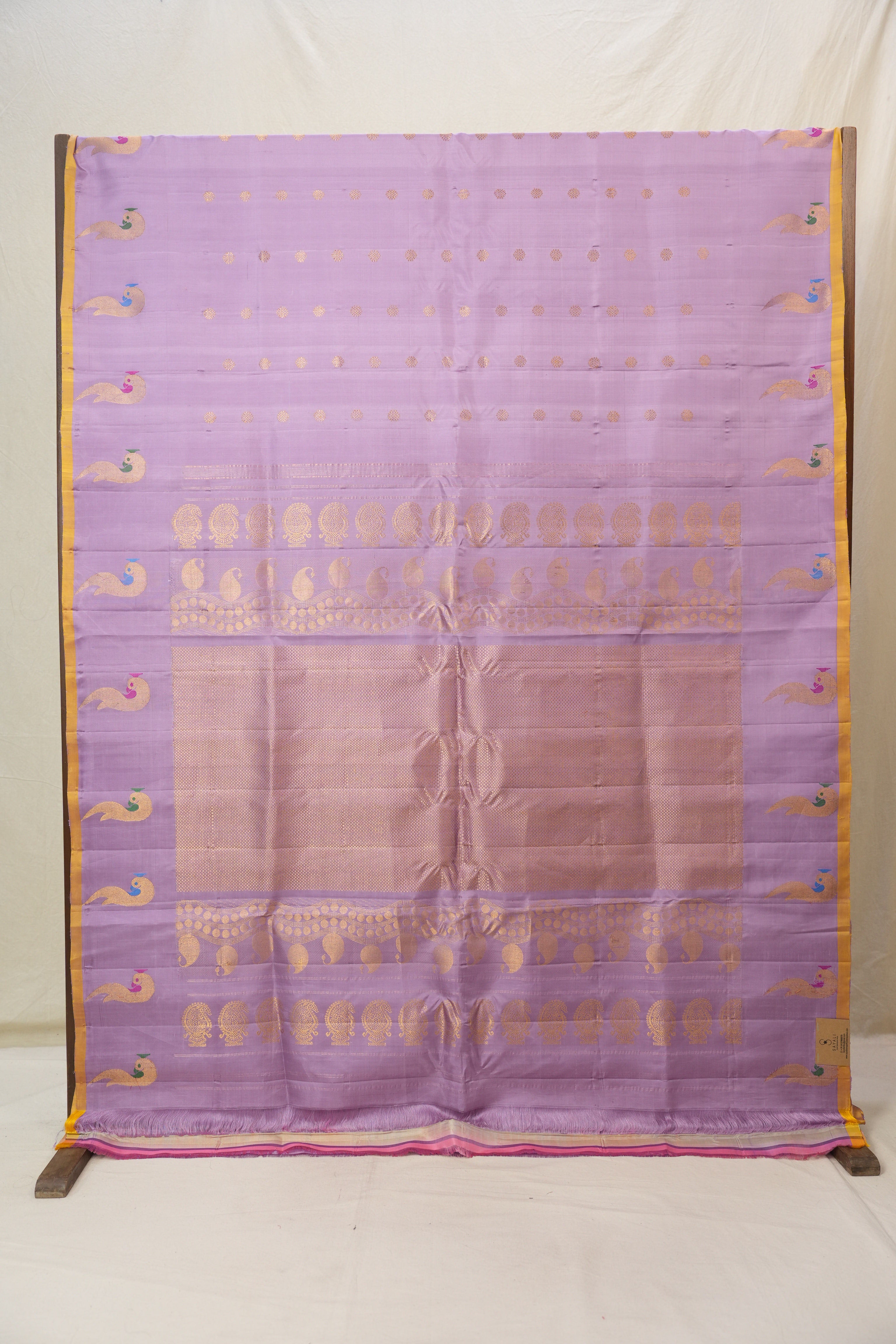 Lavender Gadwal Silk Saree - SRLGSS627