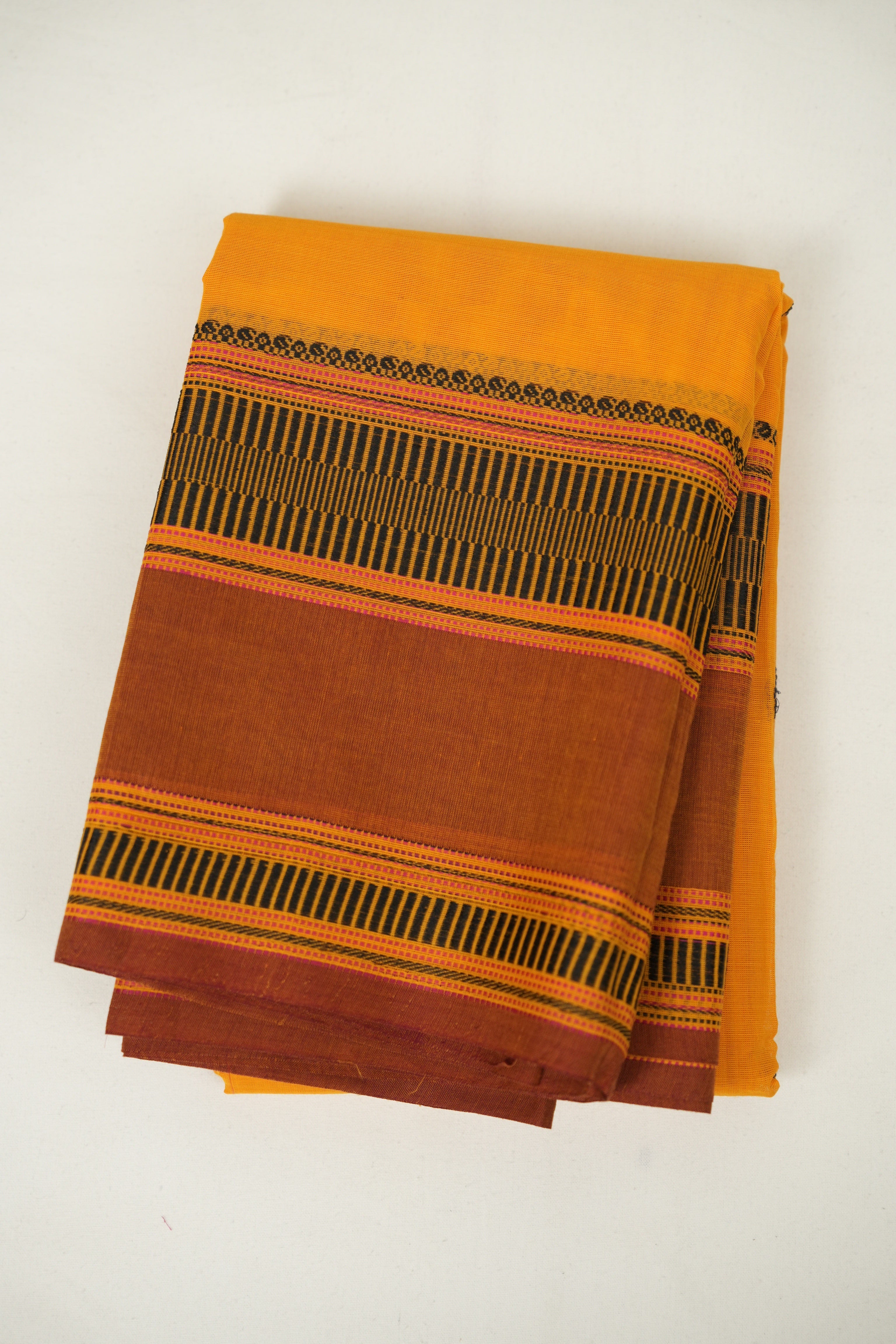 Mango Yellow  kanchi Cotton Saree - SRMYKCS1441