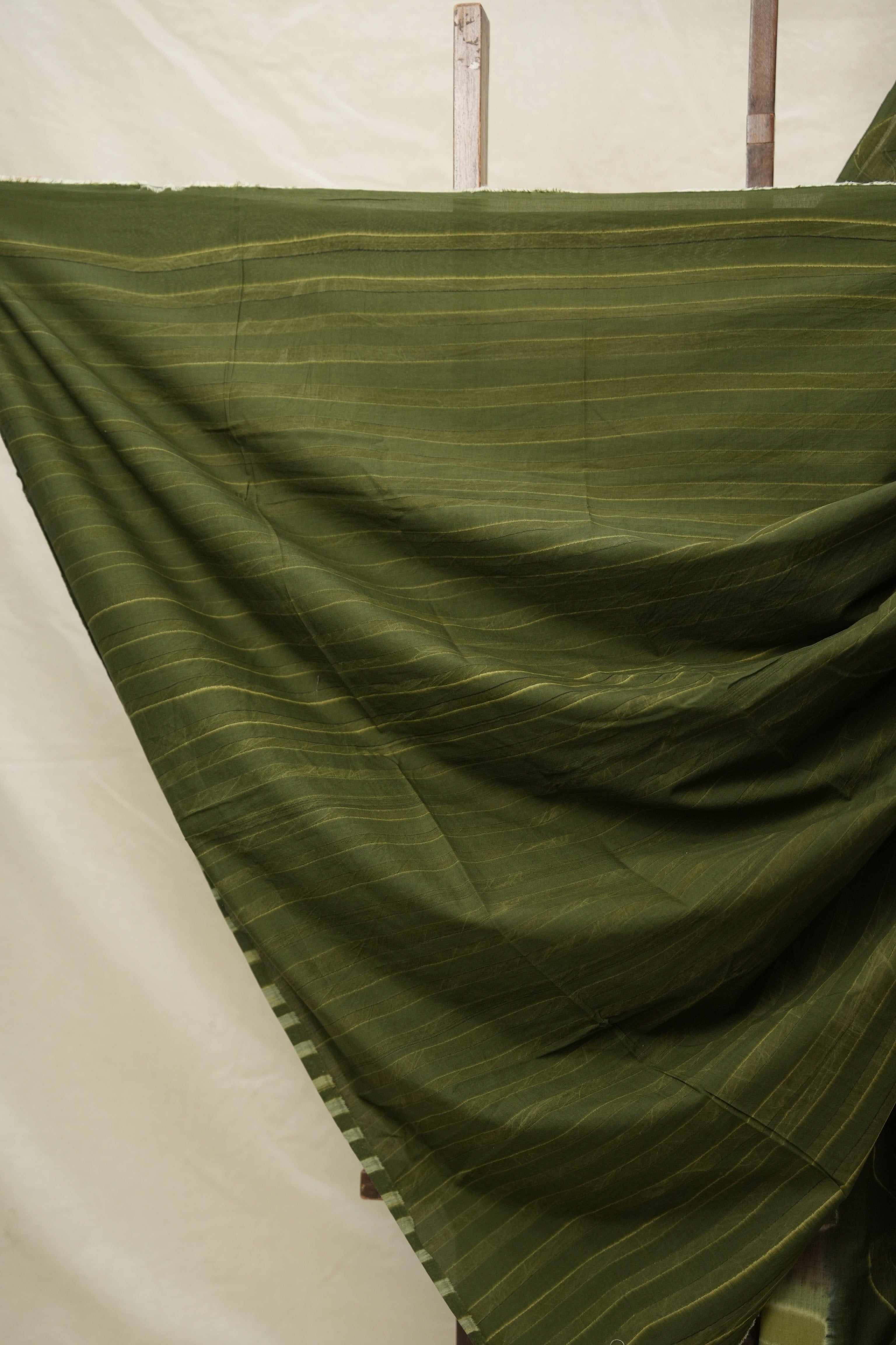 Green Pink Cotton Saree - SRGPCS3073