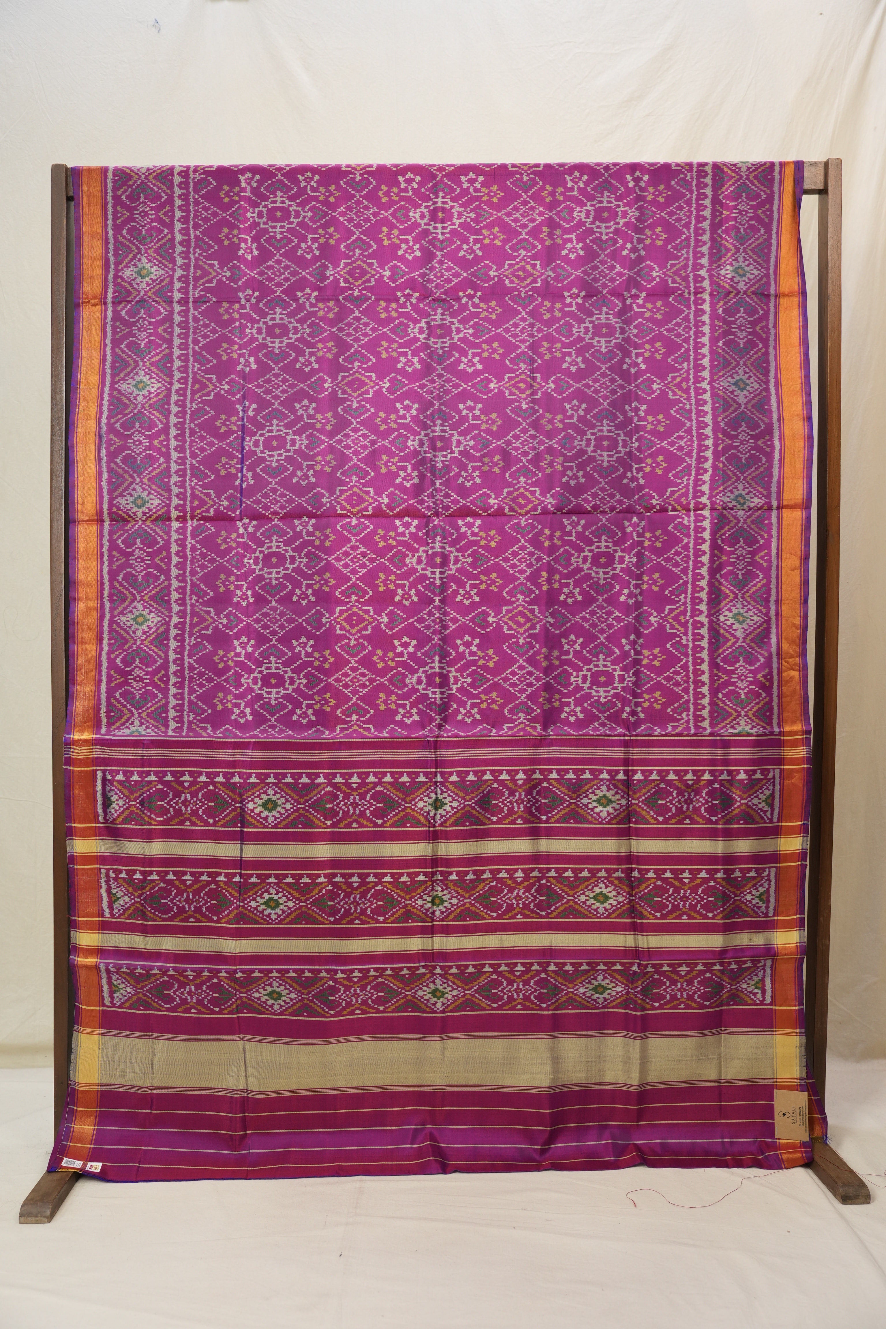 Purple Rajkot Patola Silk Saree - SRPRPSS574