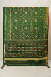 Green Rajkot Patola Silk Saree - SRGRPSS573