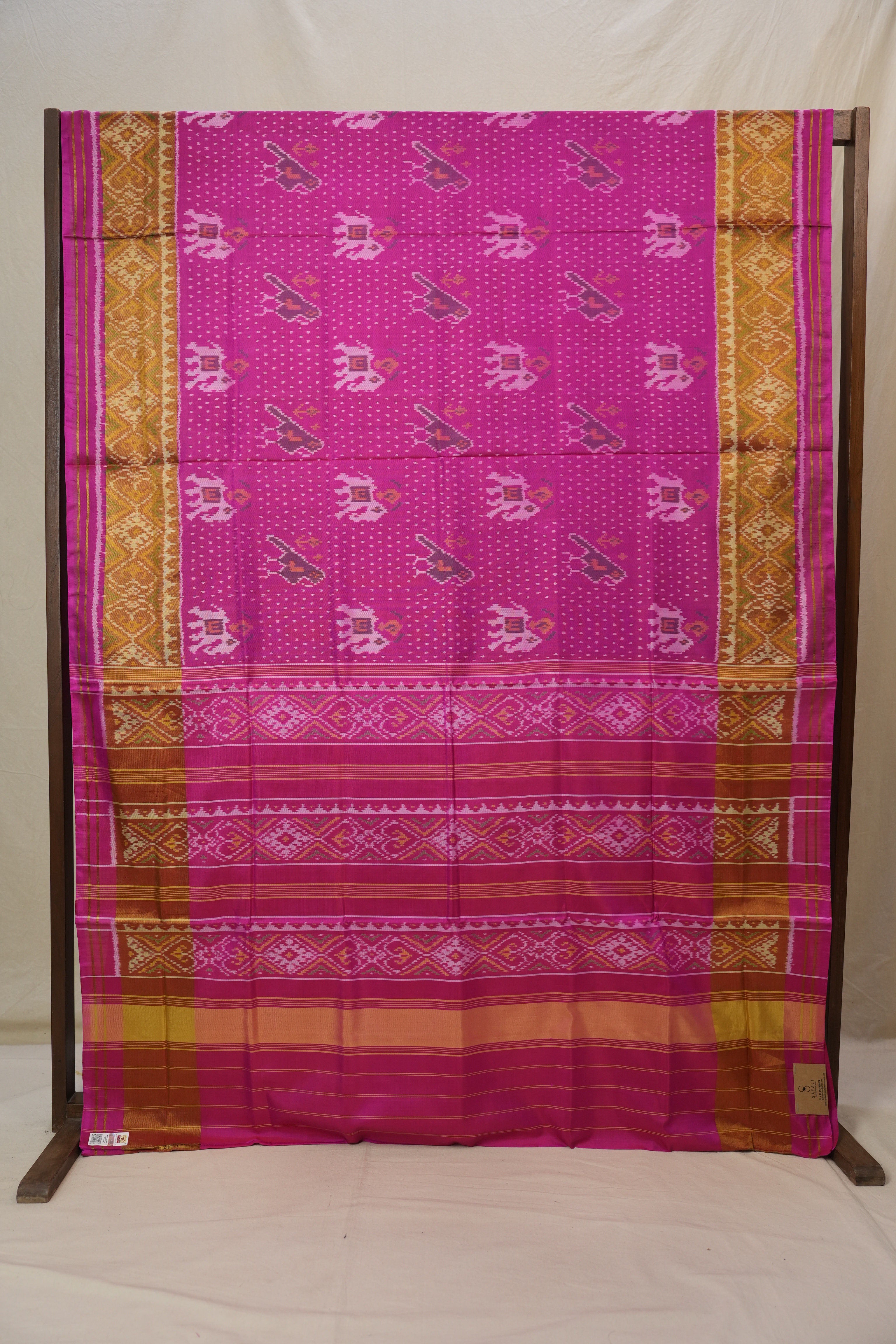 Pink Rajkot Patola Silk Saree - SRPRPSS576