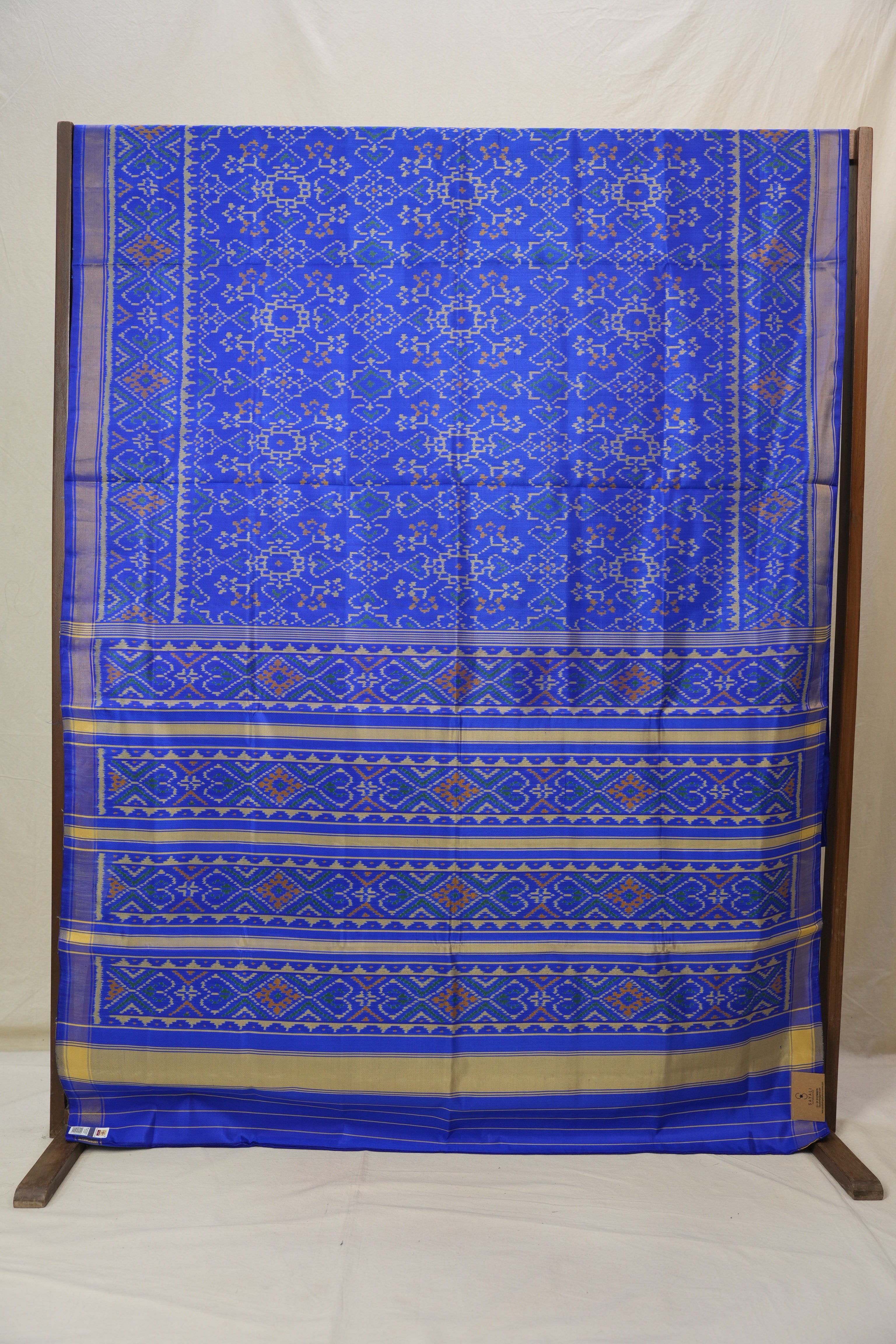 NavyBlue Rajkot Patola Silk Saree - SRNBRPSS570