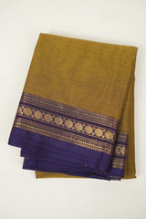 Dual Tone Golden Kanchi Cotton Saree - SRDTGKCS1463