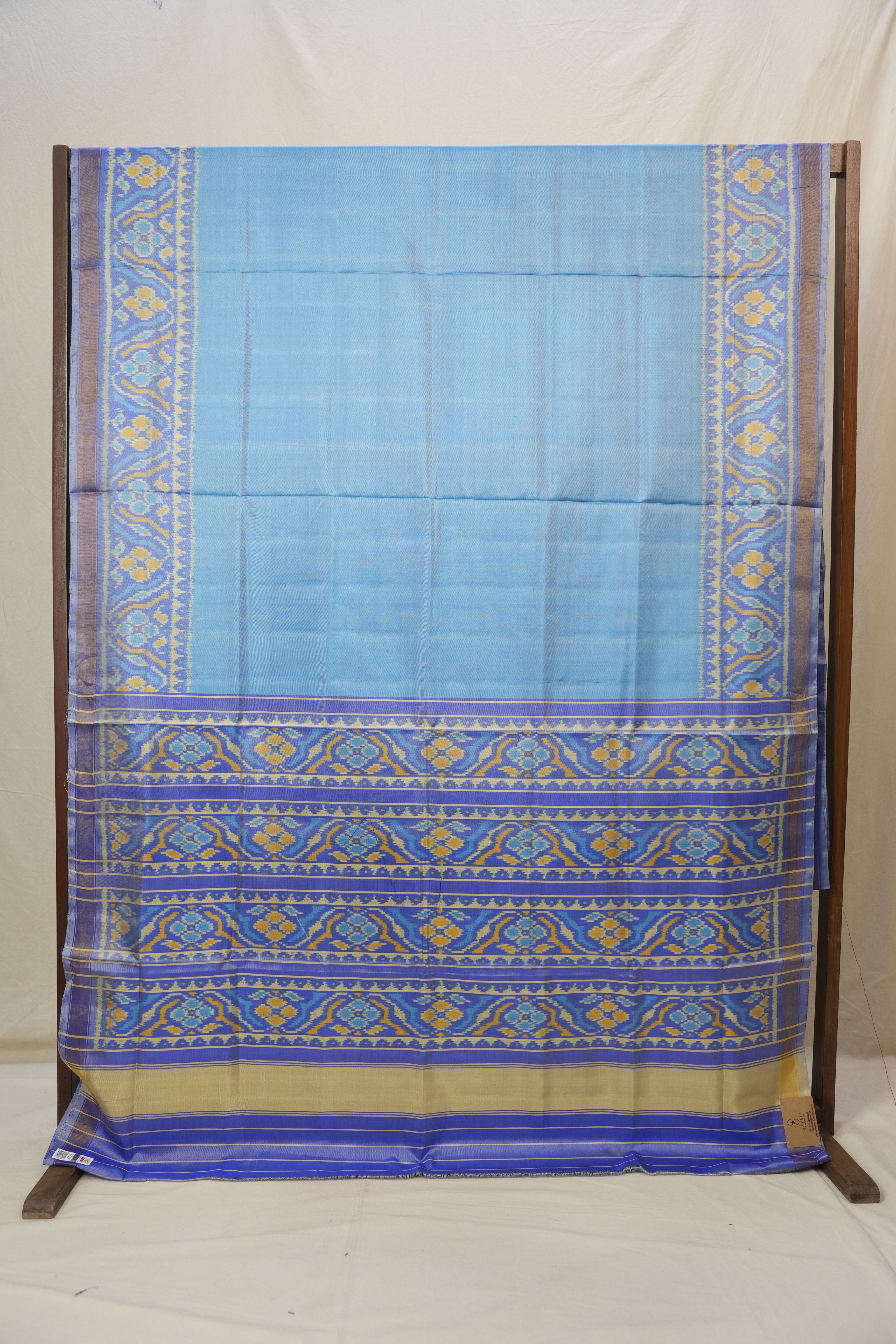 Deep Blue Rajkot Patola Silk Saree - SRDBRPSS568