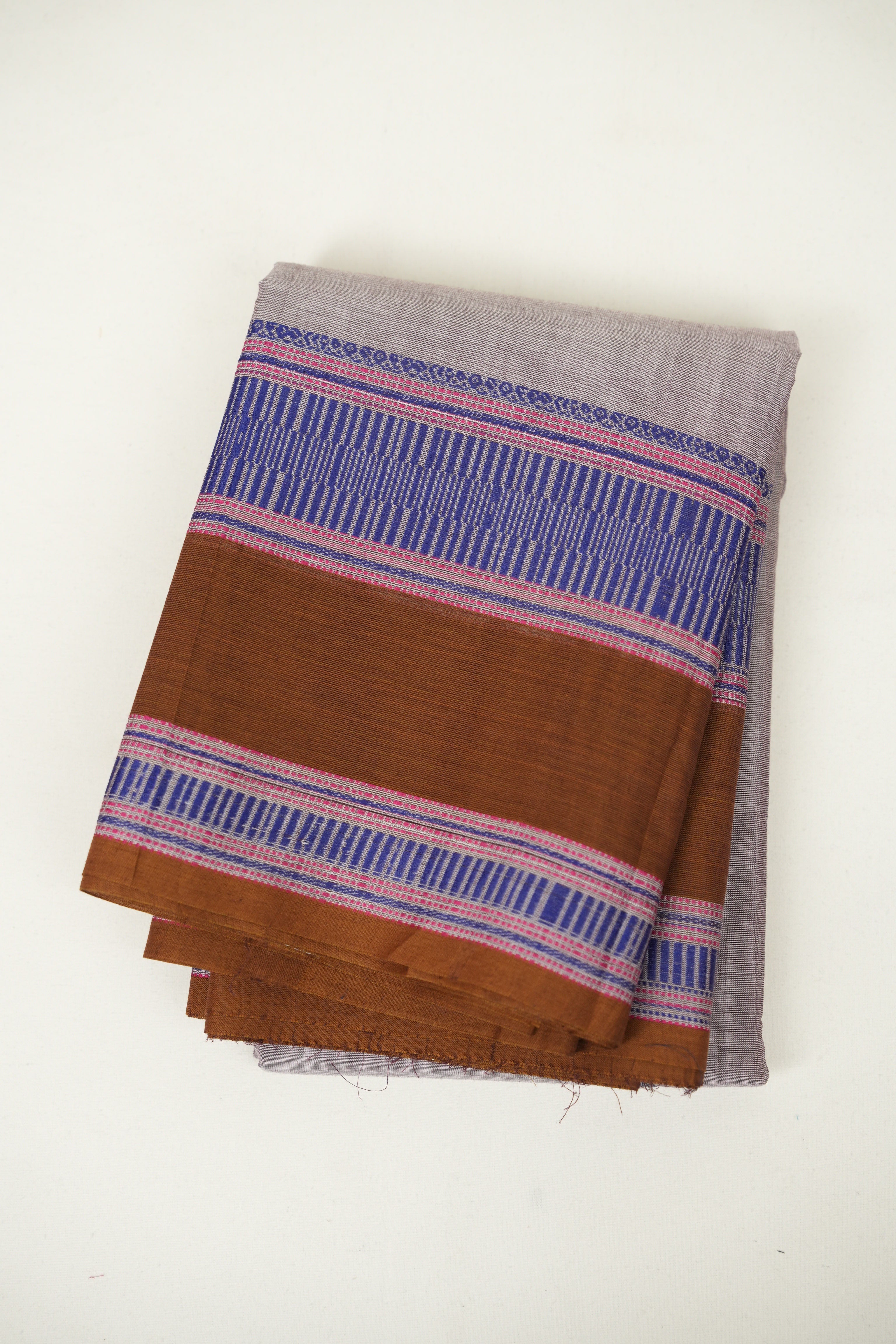 Grey kanchi Cotton Saree - SRGKCS1443