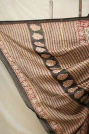 Cream HBP Cotton Silk Saree With Chanderi Border - SRCCSS1392