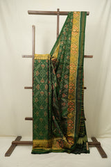 Green Rajkot Patola Silk Saree - SRGRPSS618