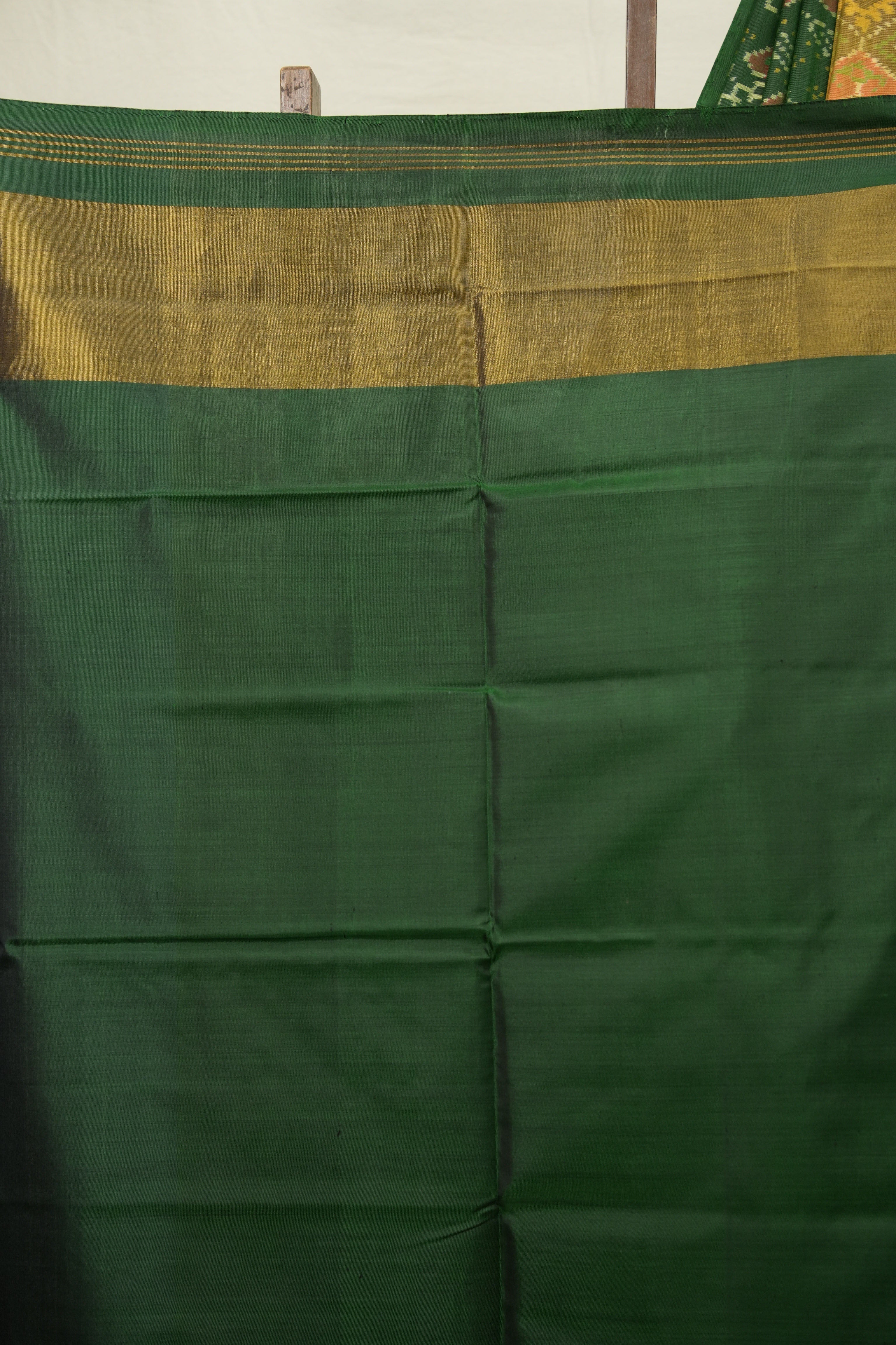 Green Rajkot Patola Silk Saree - SRGRPSS618