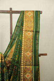 Green Rajkot Patola Silk Saree - SRGRPSS621