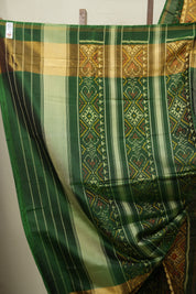 Green Rajkot Patola Silk Saree - SRGRPSS621