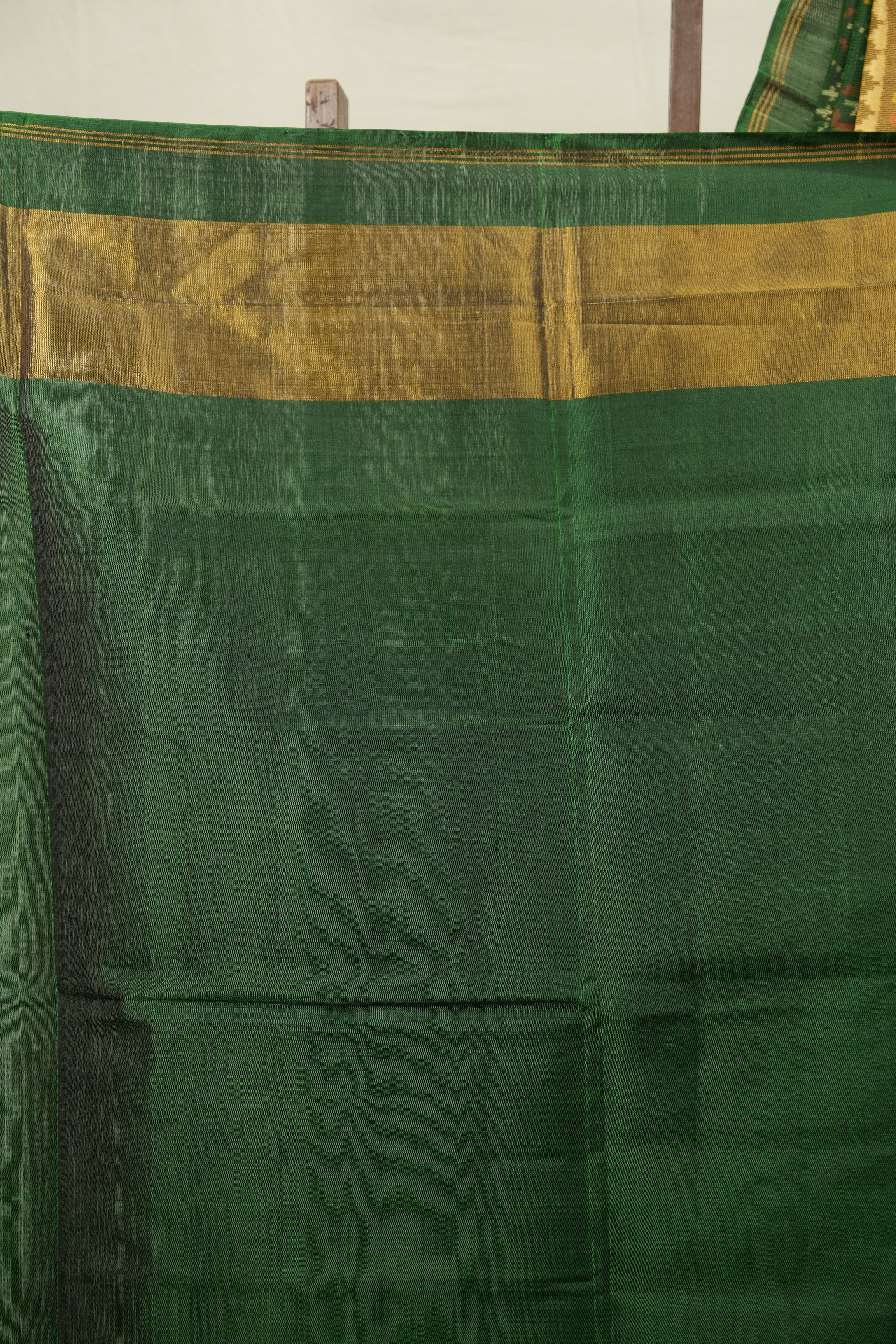 Green Rajkot Patola Silk Saree - SRGRPSS621