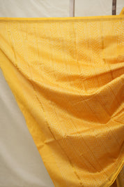 Haldi Yellow HBP Cotton Silk Saree With Chanderi Border - SRHYCSS1396