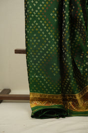 Green Rajkot Patola Silk Saree - SRGRPSS623