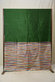Dark Green Soft Silk Saree - SRDGSSS286