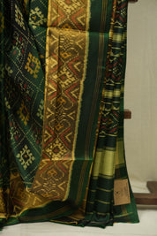 Green Rajkot Patola Silk Saree - SRGRPSS616