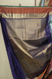 Sky Blue Kanjivaram Silk Saree - SRSBKSS1068