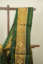 Green Rajkot Patola Silk Saree - SRGRPSS616