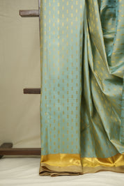 Powder Blue Kanjivaram Silk Saree - SRPBKSS1064
